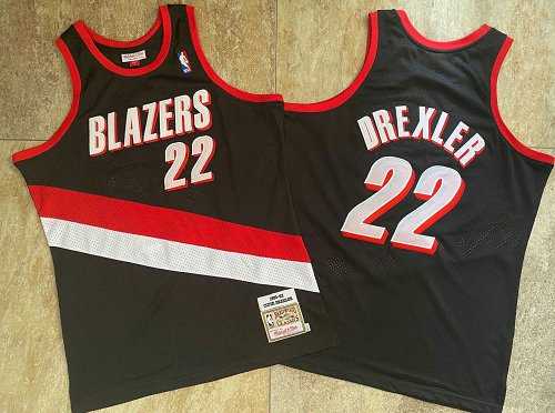 Blazers 22 Clyde Drexler Black 1991-92 Hardwood Classics Swingman Jersey Mixiu,We sell and wholesale Blazers 22 Clyde Drexler Black 1991-92 Hardwood Classics Swingman Jersey Mixiu on line form chian!